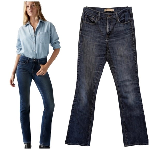 LEVIS 515 Bootcut Jeans Stretch Denim 10 30x33 - Picture 1 of 11